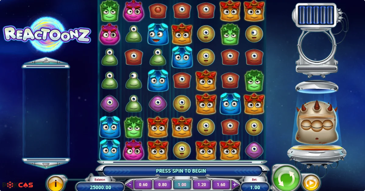 Reactoonz Slot From Play'n GO