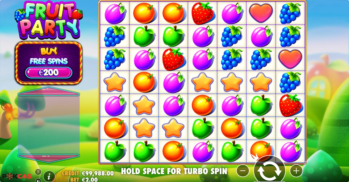 Fruit Party Features and Bonus Features