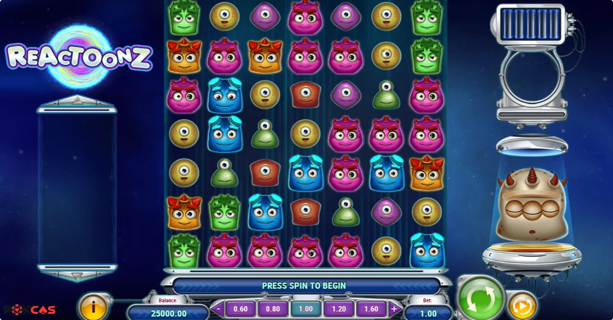Reactoonz Slot From Play'n GO