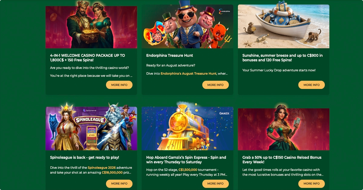 GrandWin Casino Bonuses and Promotion Codes