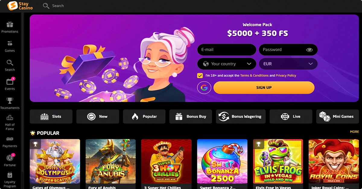 StayCasino User Experience Under Real Play