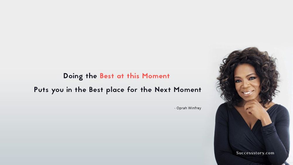 Oprah Quote Do Your Best
