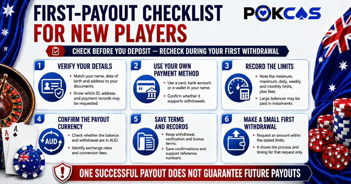 First Payout Checklist for New Players