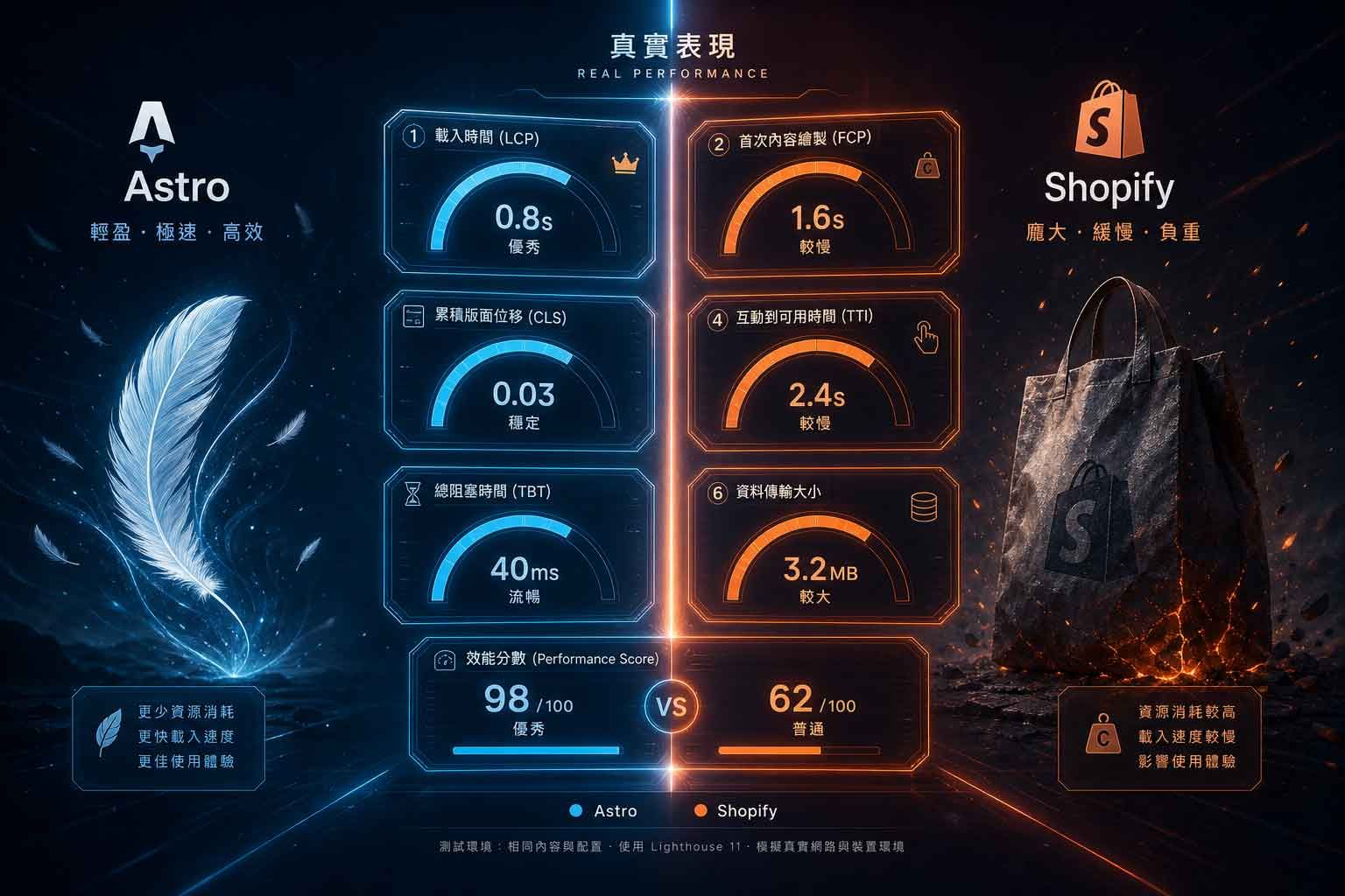 頁面速度不是唯一解答 — 7大平台 Core Web Vitals 真實排名大公開