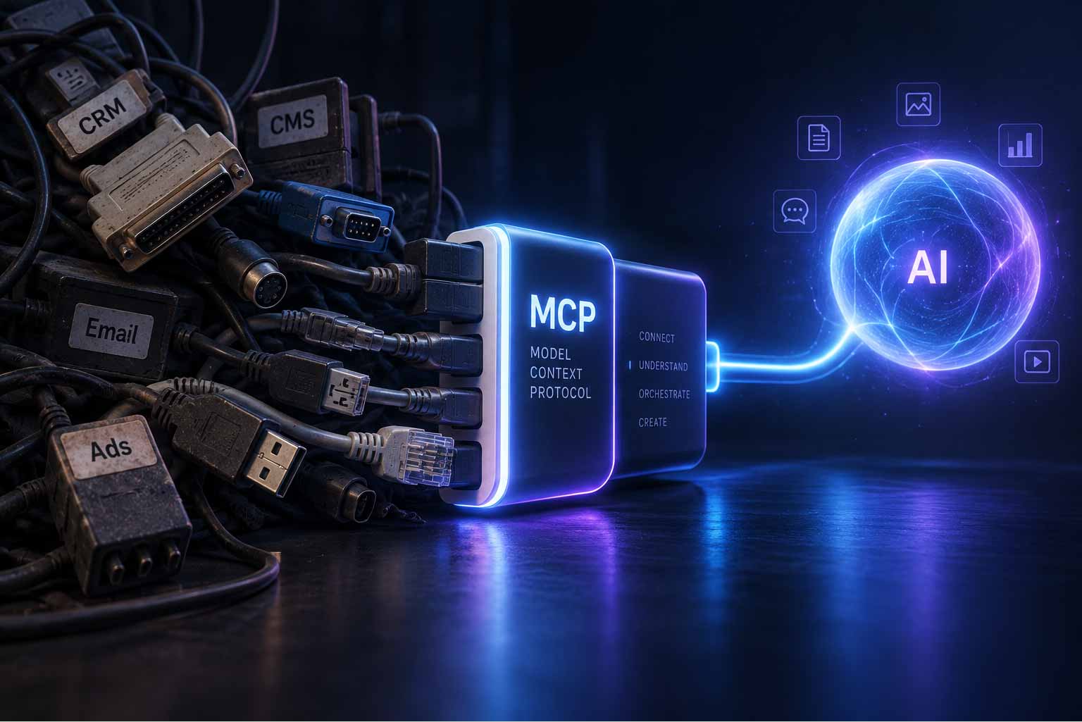 MCP（Model Context Protocol）到底是什麼？給設計師和行銷人的白話版