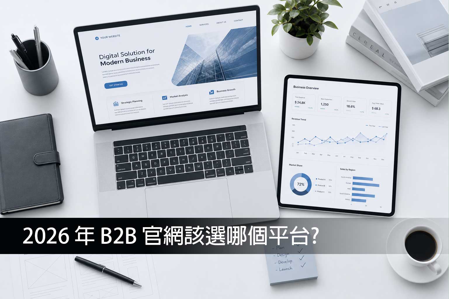 2026年B2B官網該選哪個平台？從市佔率、效能到行銷自主權，幫你避開選錯的代價