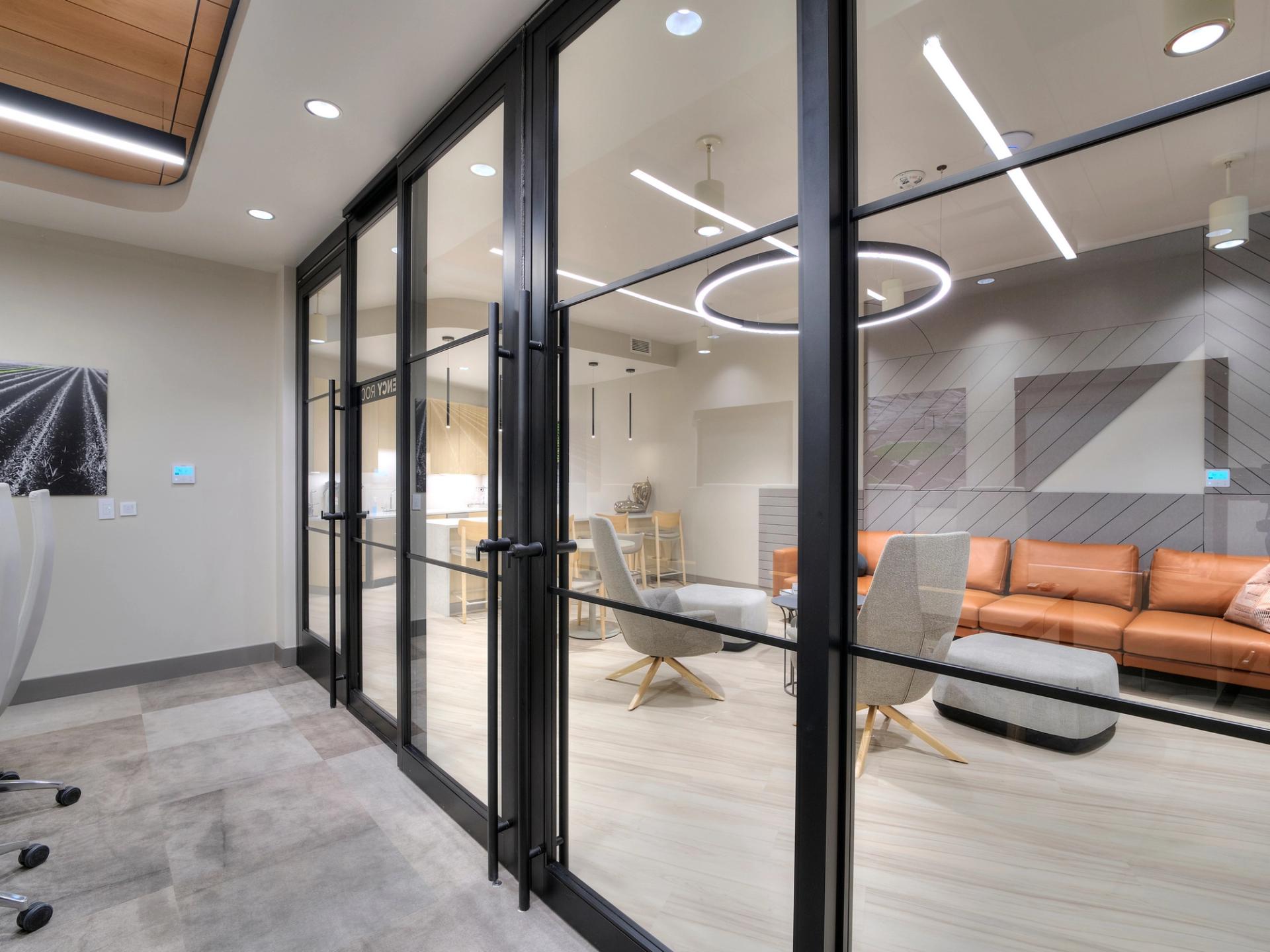 Sower Investment Partners ThinWall aluminum door installation