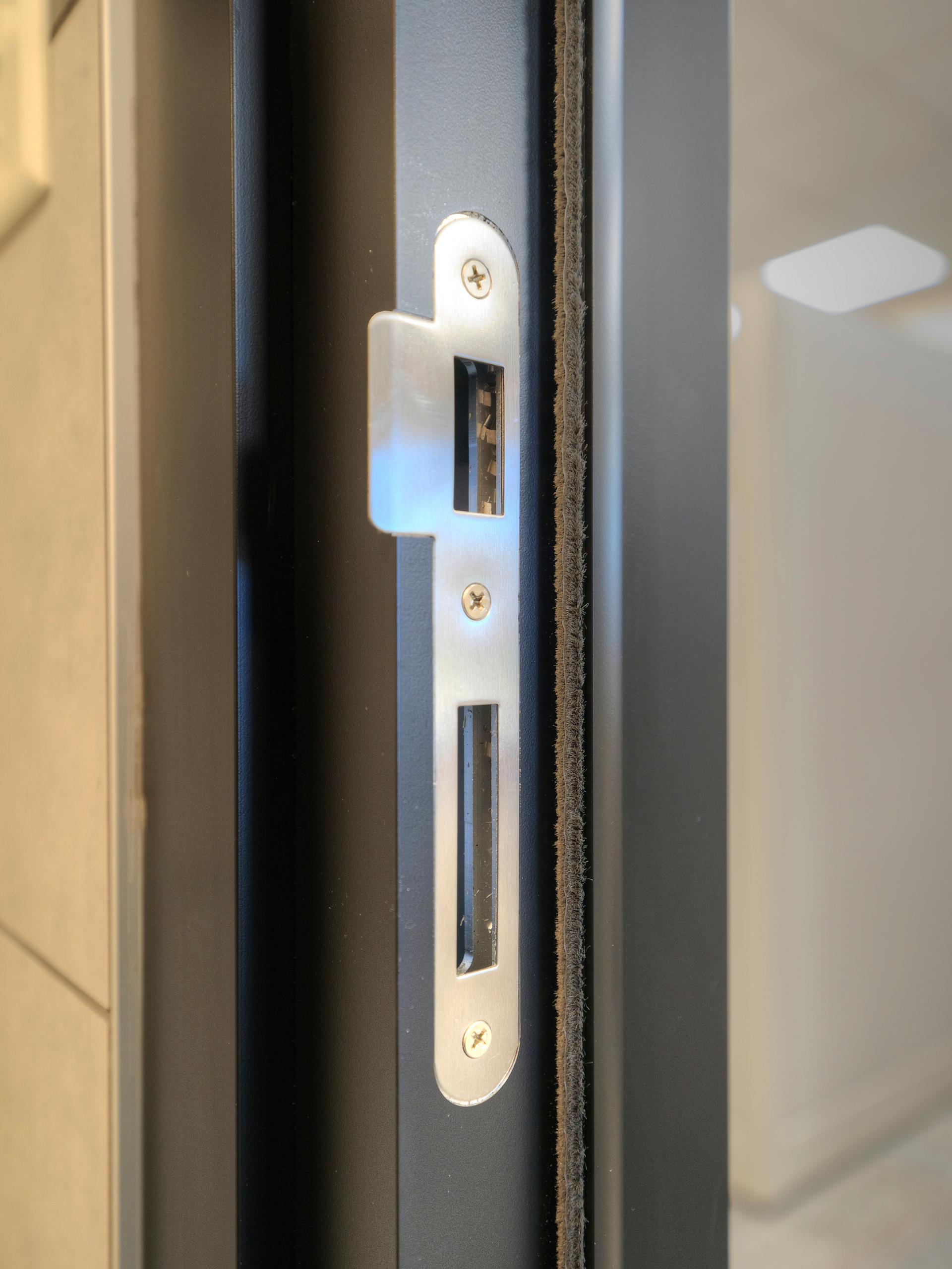 CharterWest Bank ThinWall + Trimmed aluminum door installation