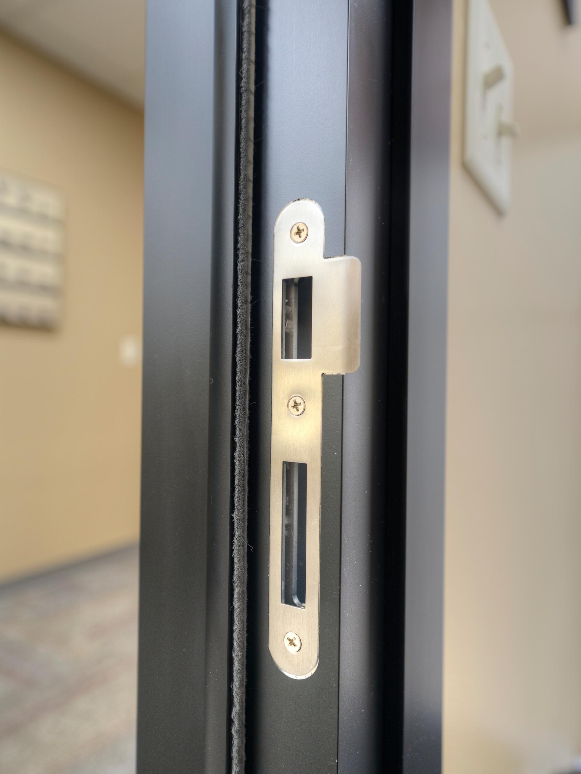 CharterWest Bank ThinWall + Trimmed aluminum door installation