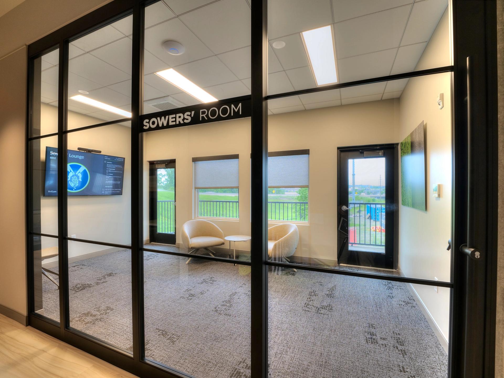 Sower Investment Partners ThinWall aluminum door installation