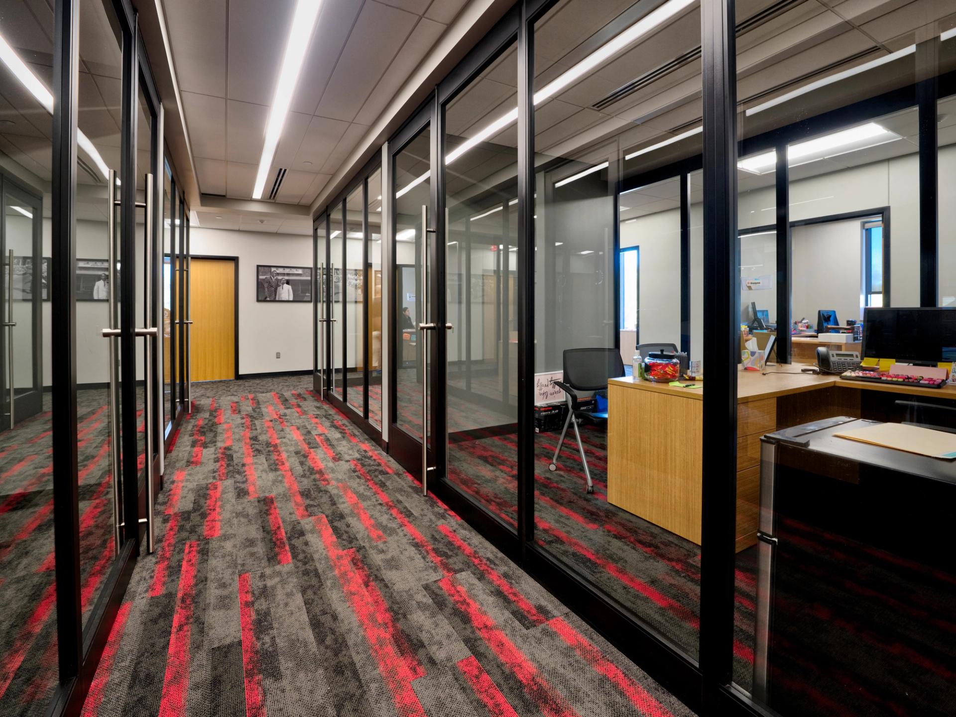 ThinWall aluminum door installation at Heart Ministries