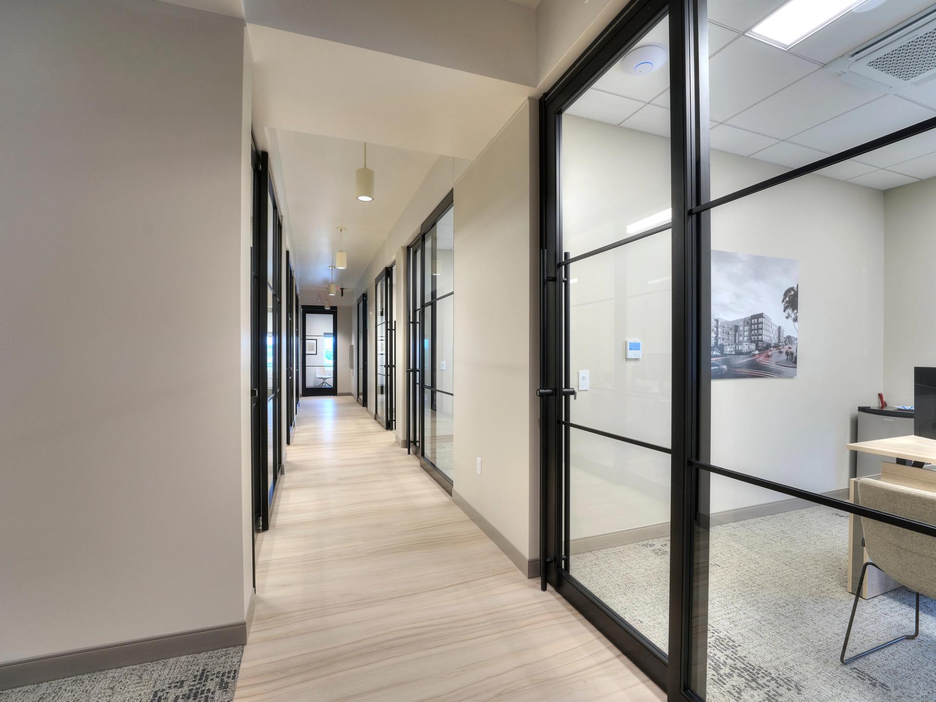 Sower Investment Partners ThinWall aluminum door installation