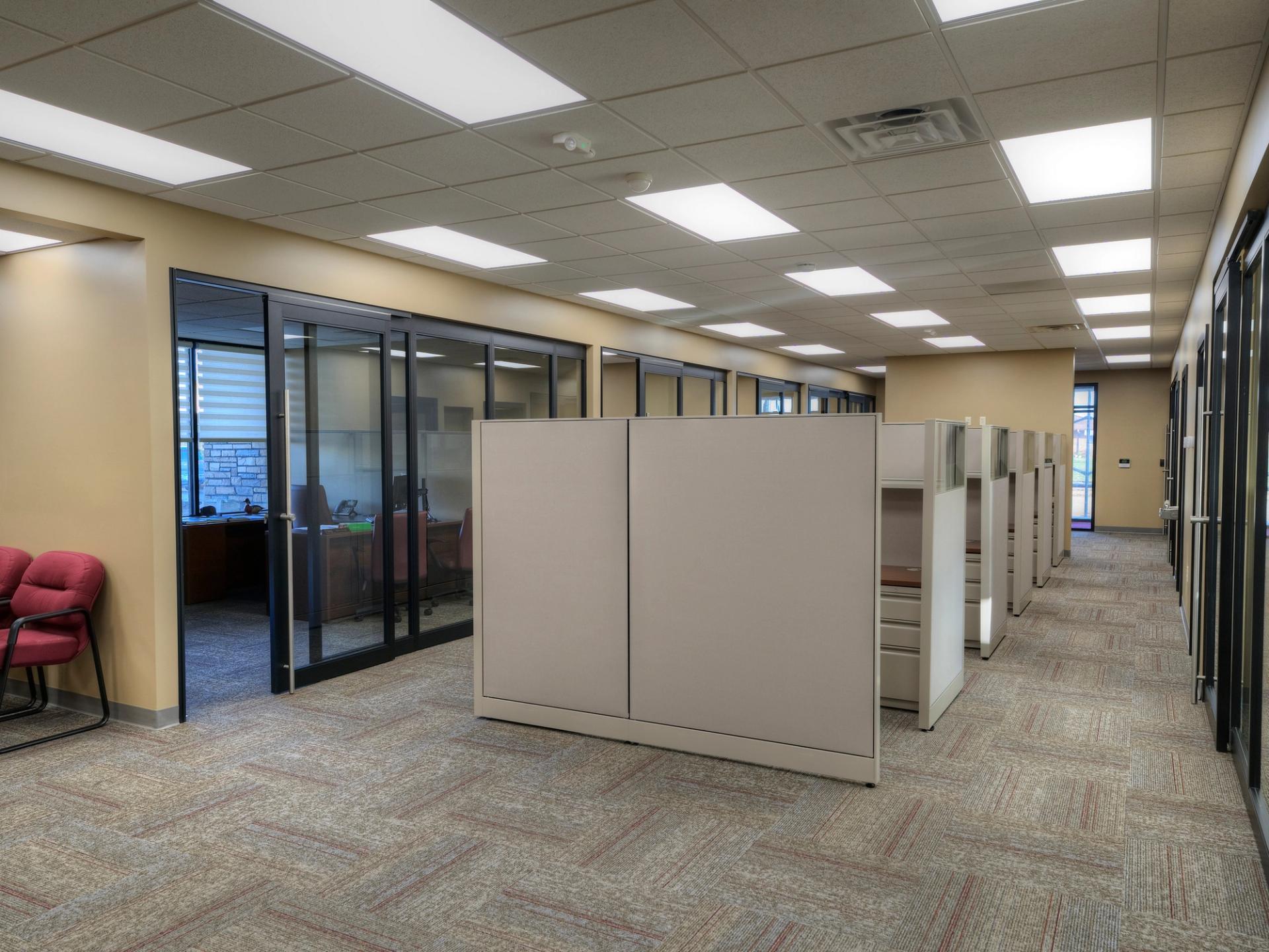 CharterWest Bank ThinWall + Trimmed aluminum door installation