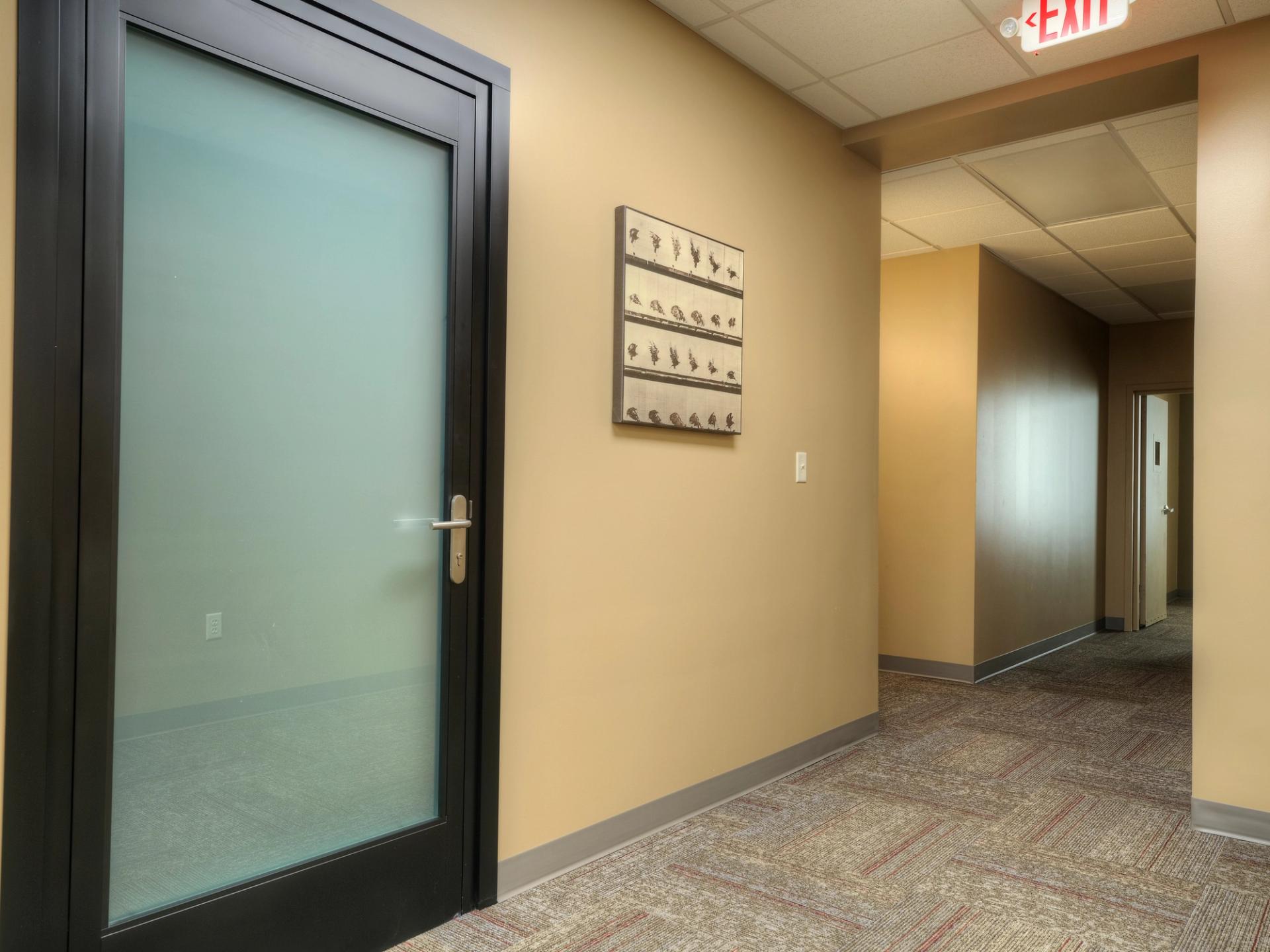 CharterWest Bank ThinWall + Trimmed aluminum door installation