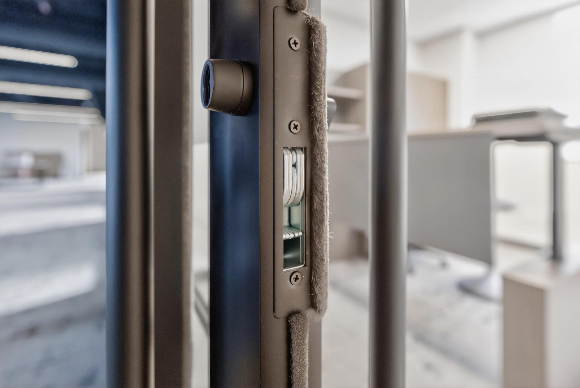 Access Commercial office expansion ThinWall aluminum door installation
