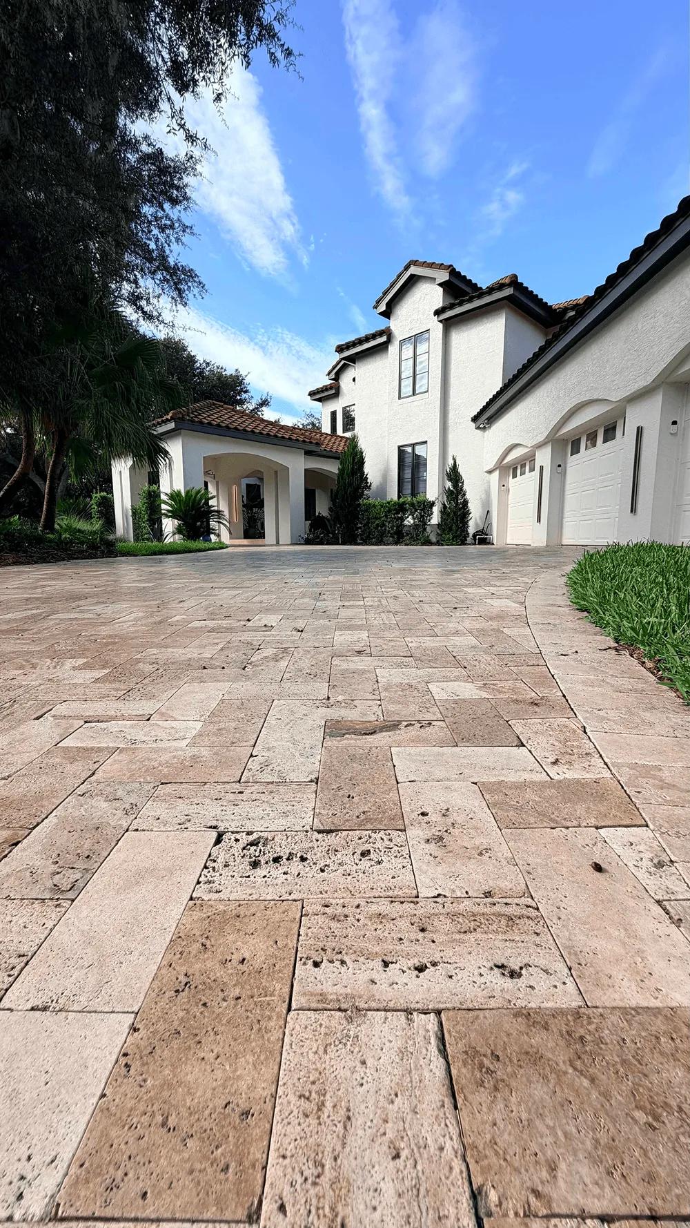 driveway paving in Lake Nona