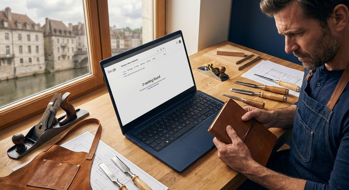 7 erreurs SEO qui tuent les artisans à Besançon