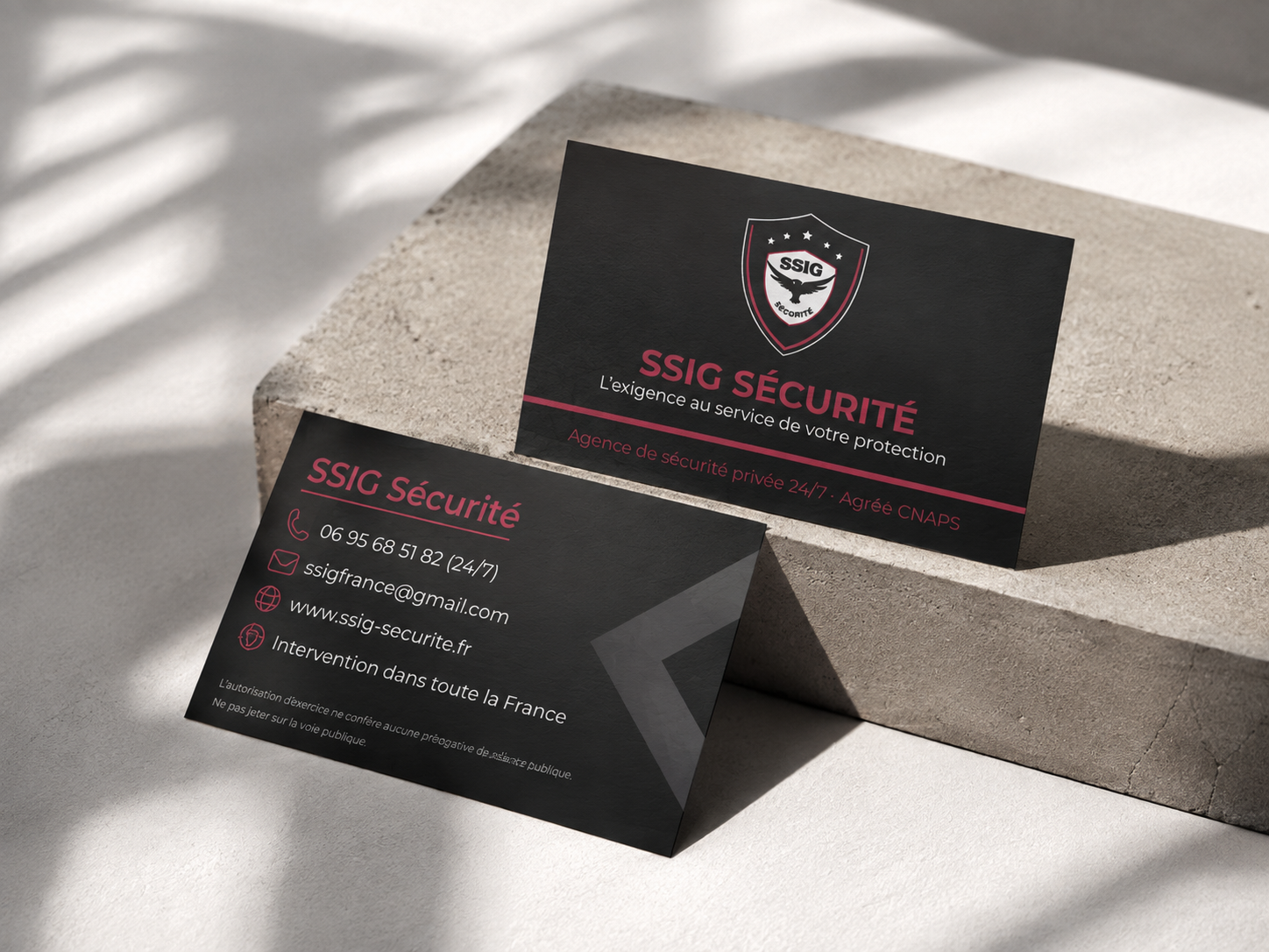 Carte de visite infrawire