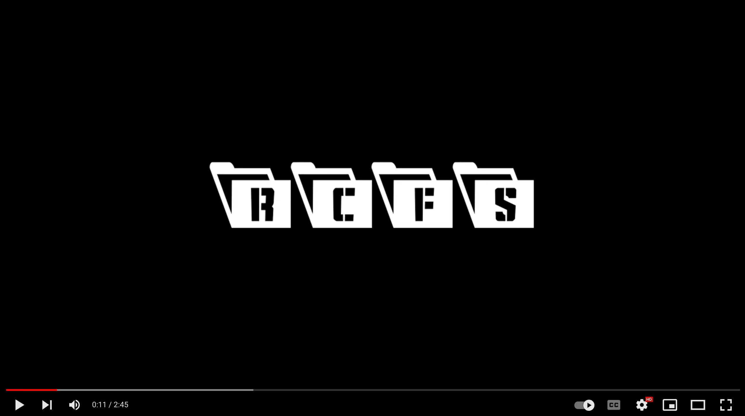 RCFS: 8 Good Evenings Video Image