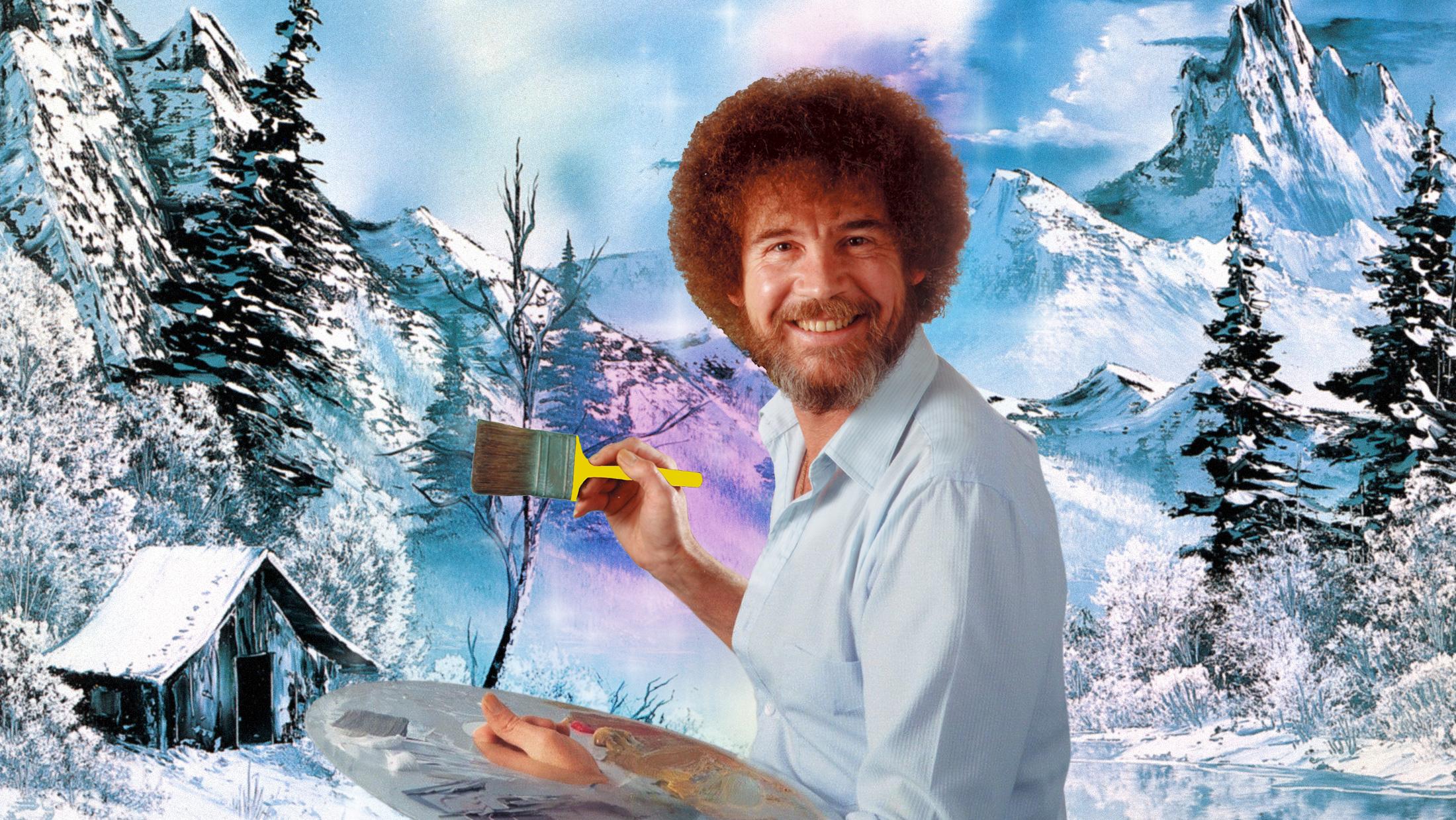 Bob Ross Graphic Image