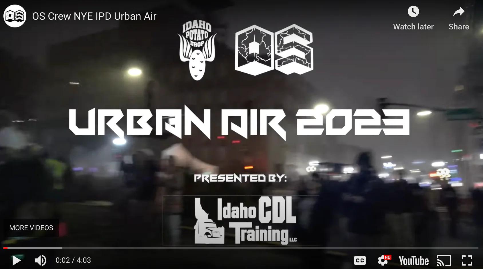 OS Crew NYE Urban Air Video Image