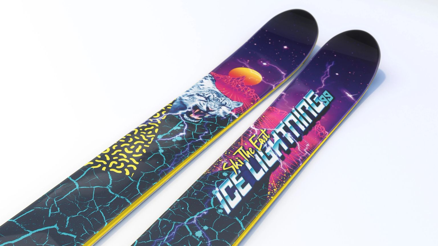 The Masterblaster "ICE LIGHTNING" Ski The East x J Collab Limited