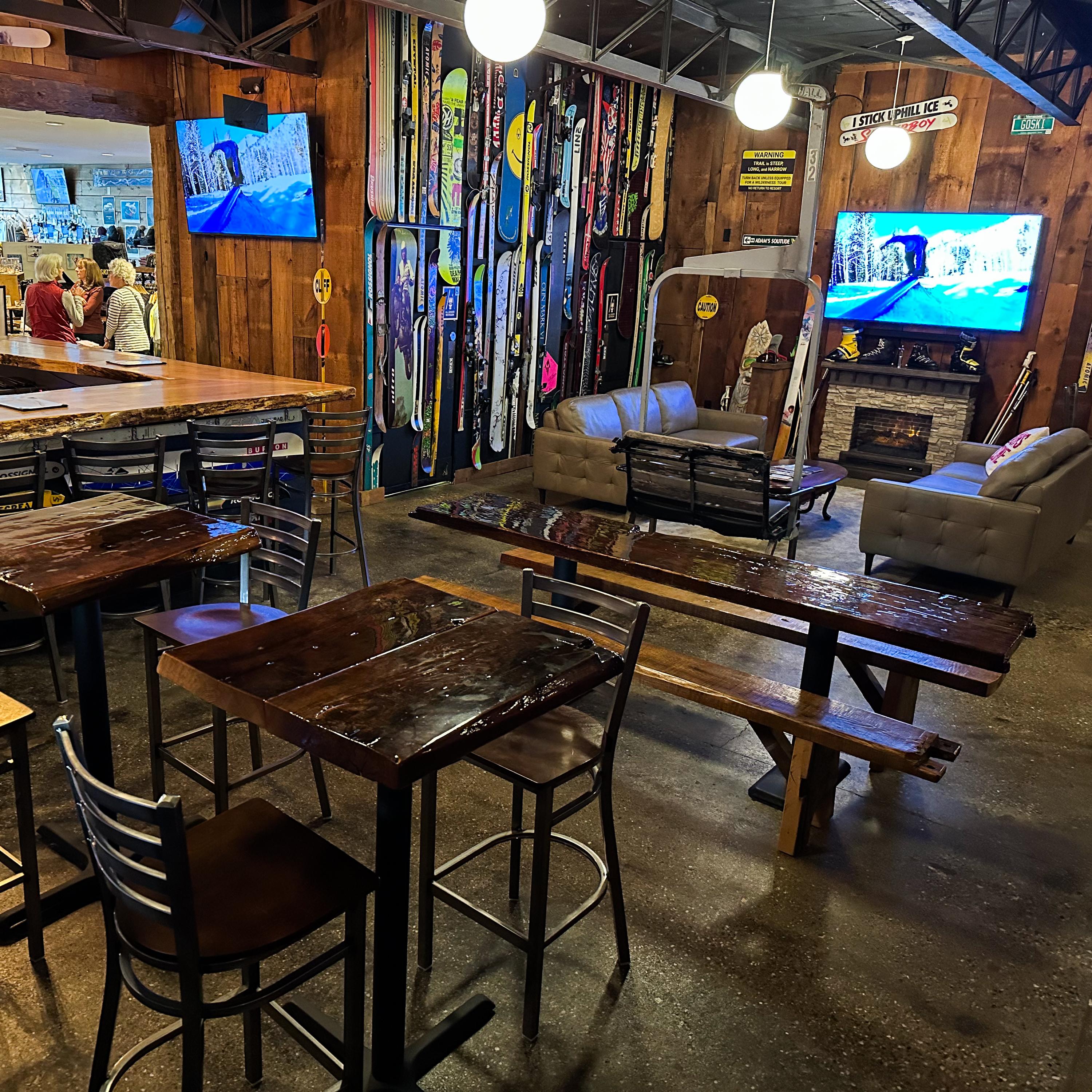 ski bar event space in Burlington, Vermont