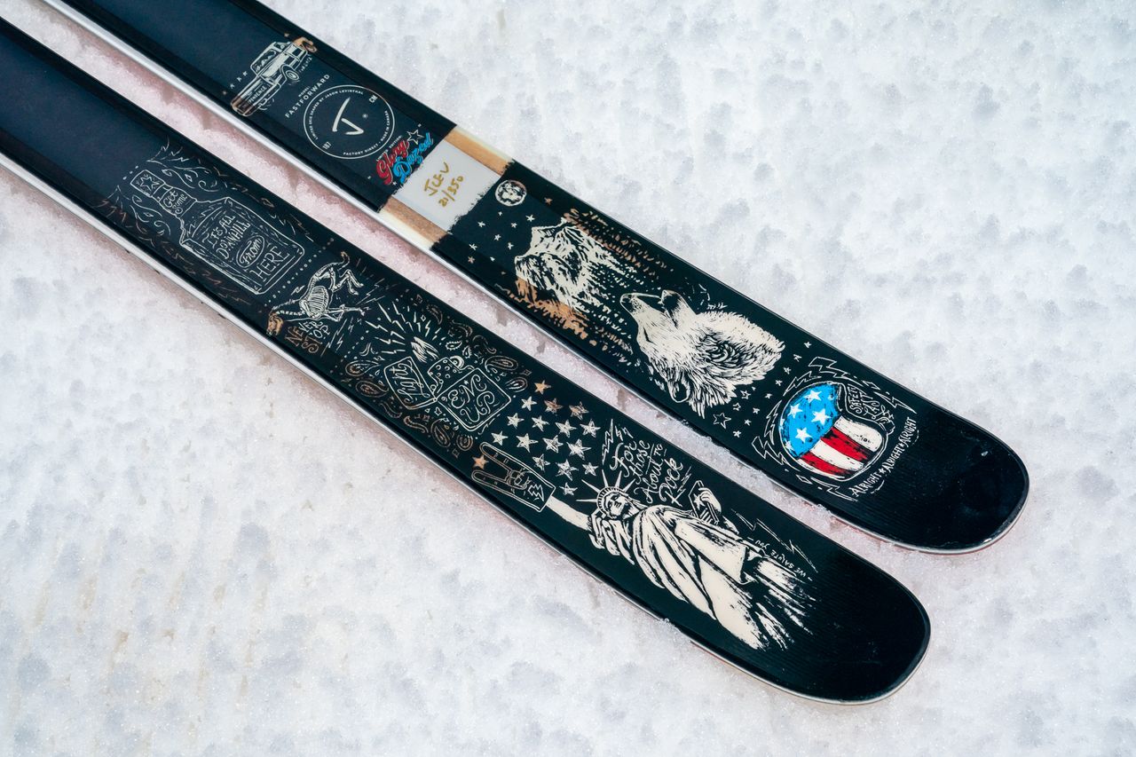 The Fastforward "GLORY DAZED" Limited Edition Ski · J skis • Limited Edition skis designed by