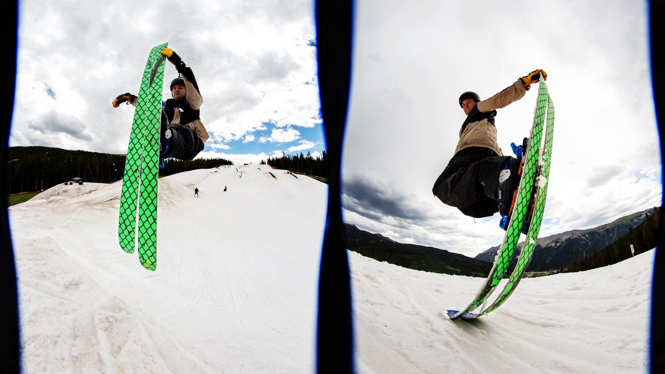 The Allplay "SPOT DIGGER" Sam Zahner x J Collab Limited Edition Ski Shredding Image