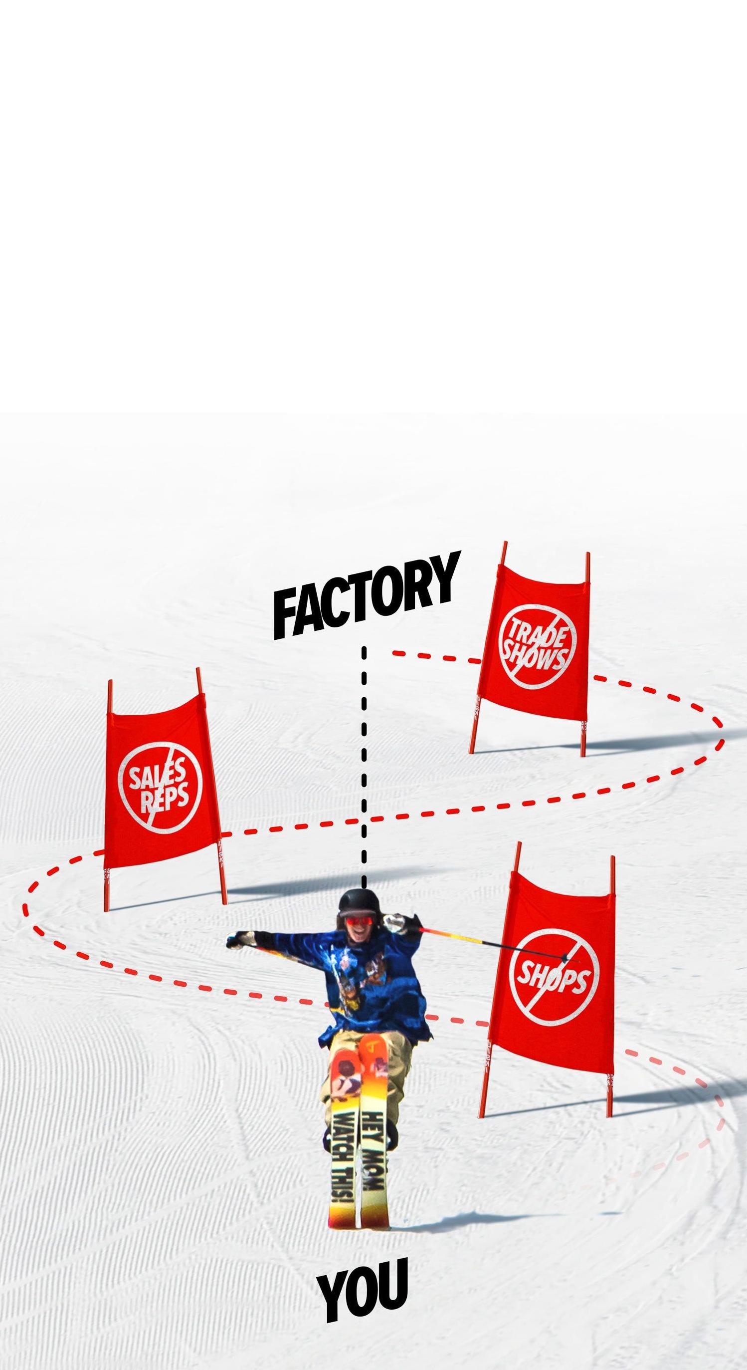 Factory Direct skis from jskis