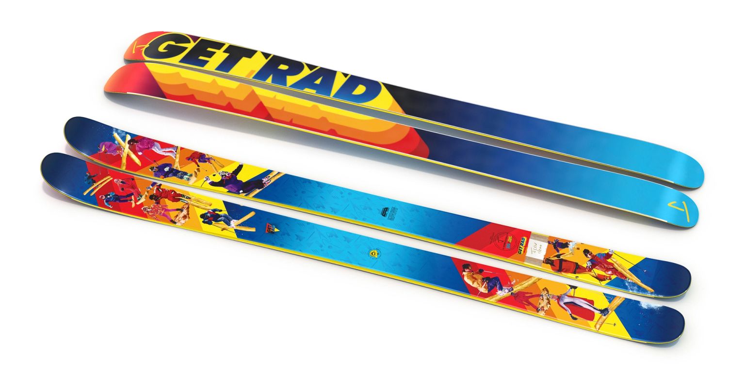 HOTSHOT "GET RAD" BLEMISH · J skis • Limited Edition skis designed by Jason Levinthal