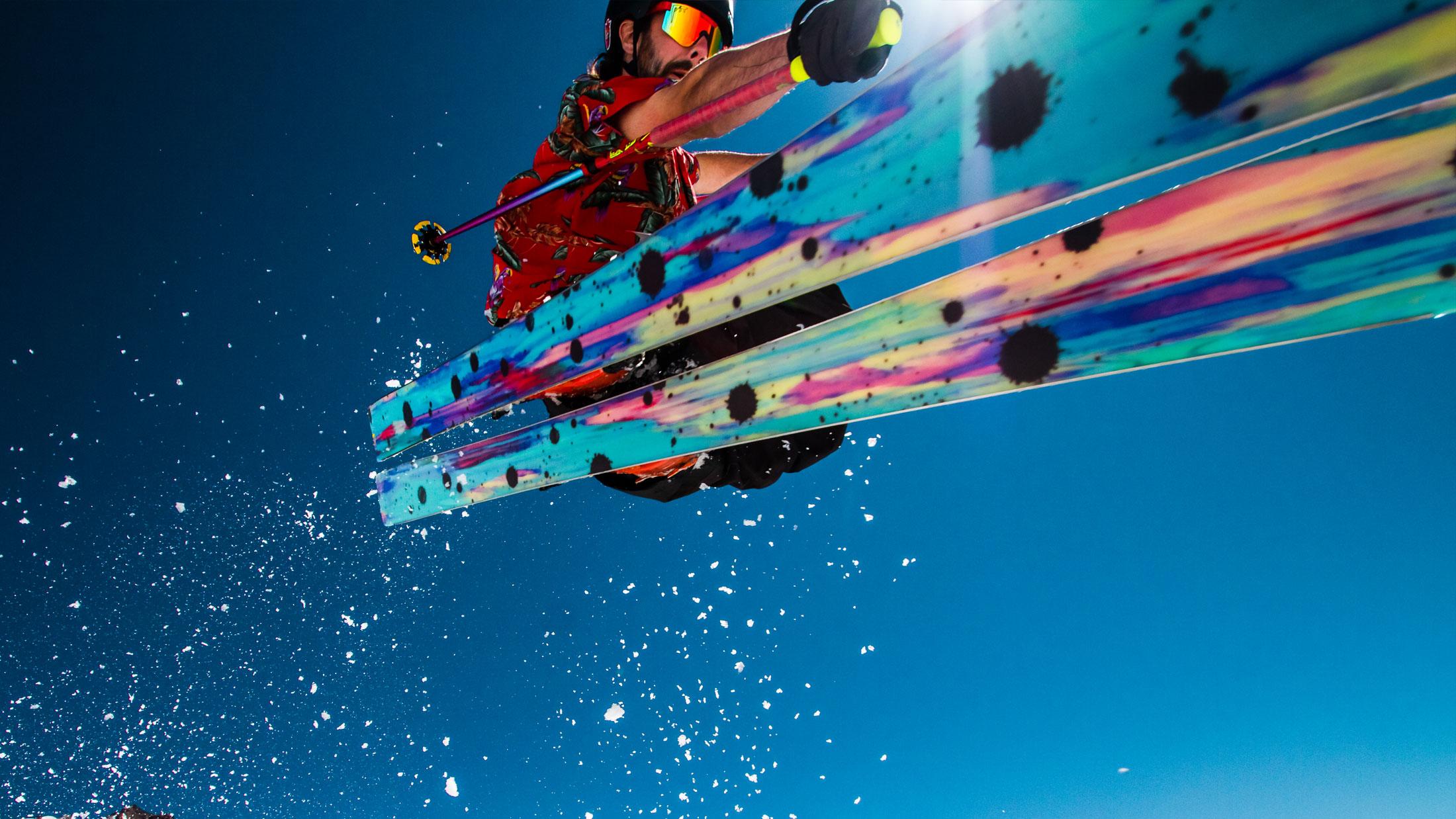 The Masterblaster "UPSTREAM" Alyse Dietel x J Collab Limited Edition Ski Shredding Image