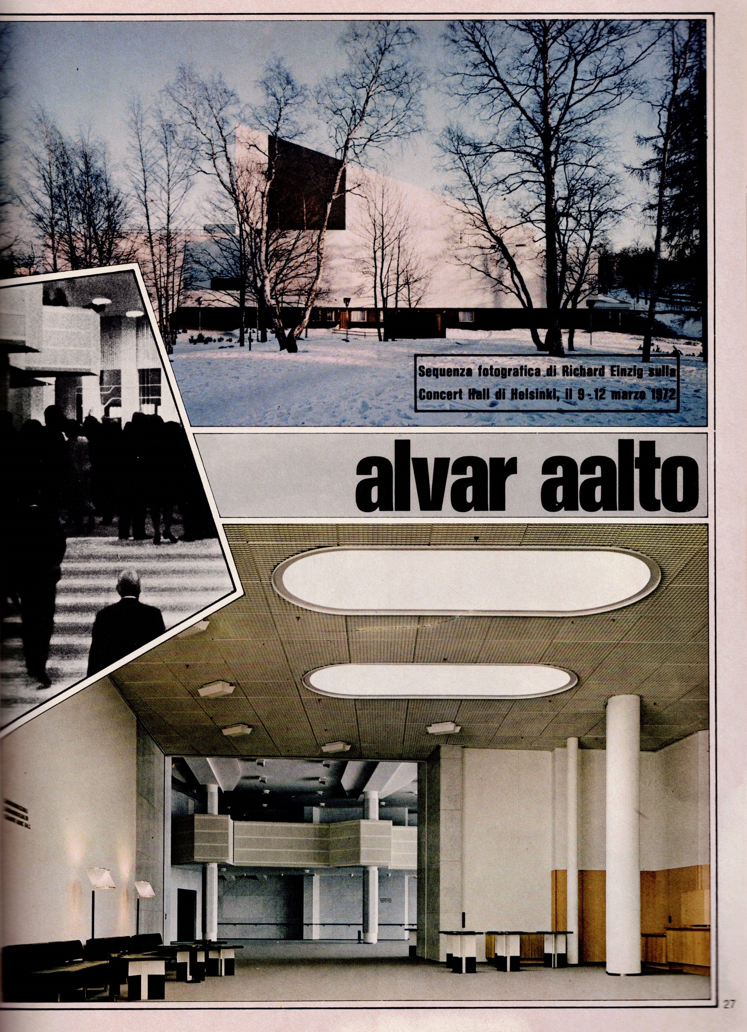 Alvar Aalto's Helsinki Concert Hall, Casabella 366