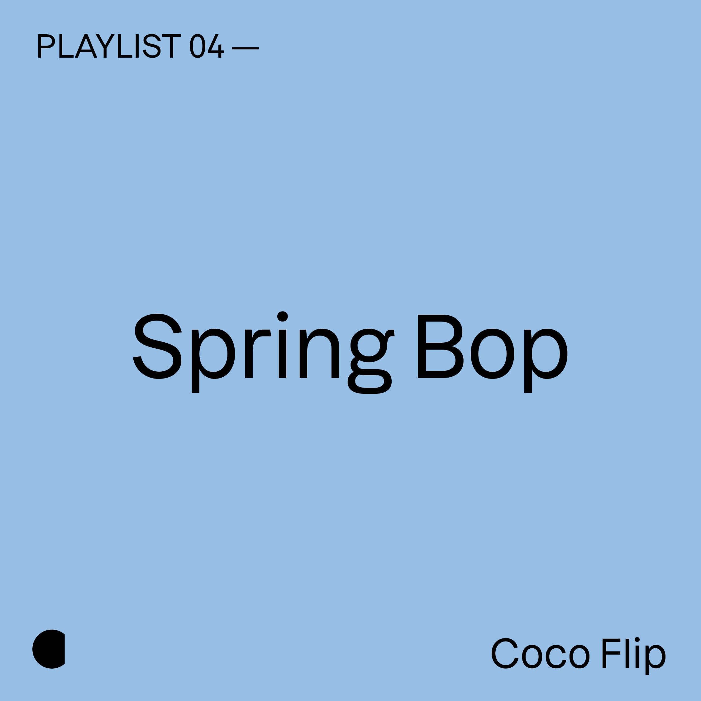 Spring Bop Playlist Cover