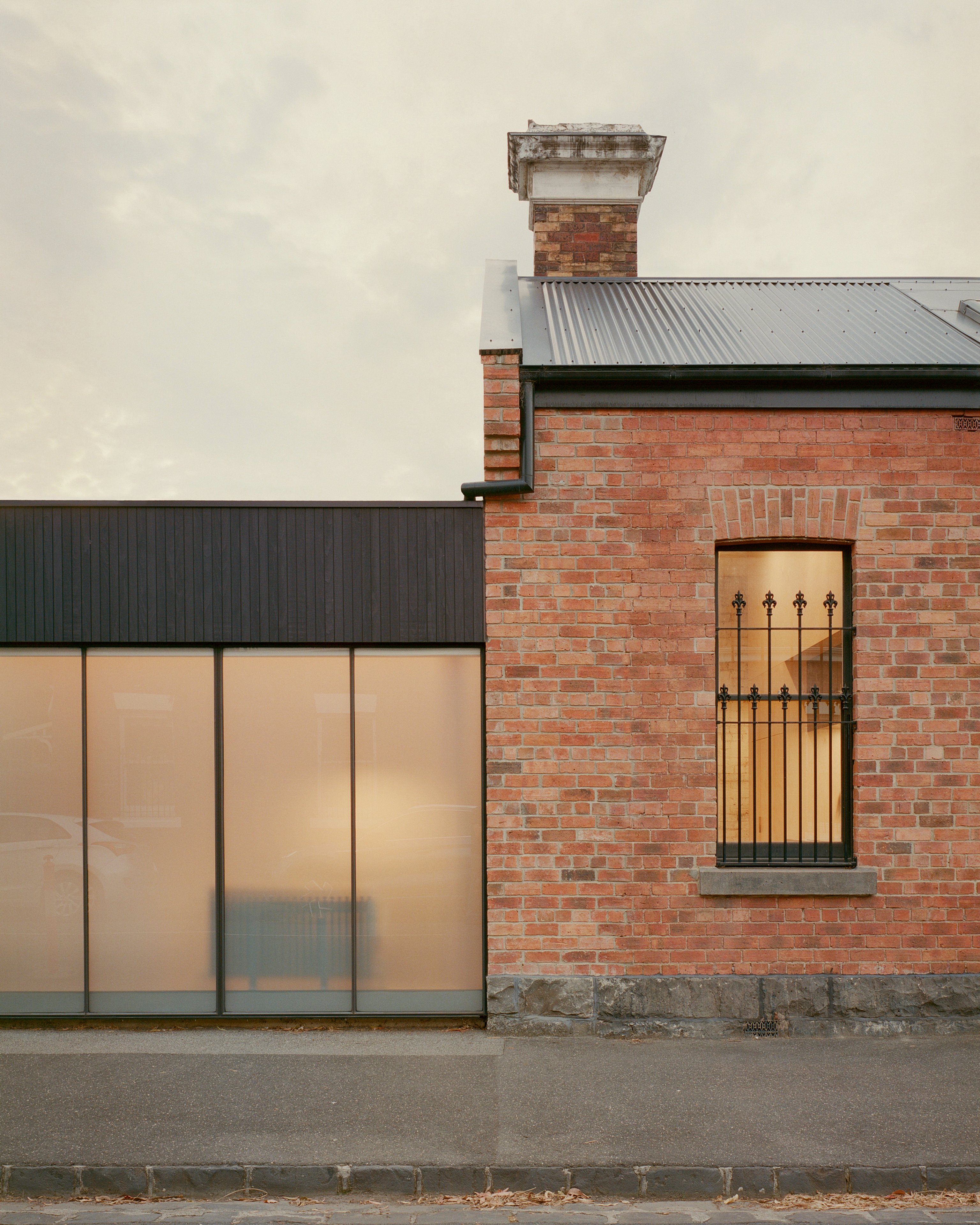 House B by Kart Projects, red brick exterior and new extension