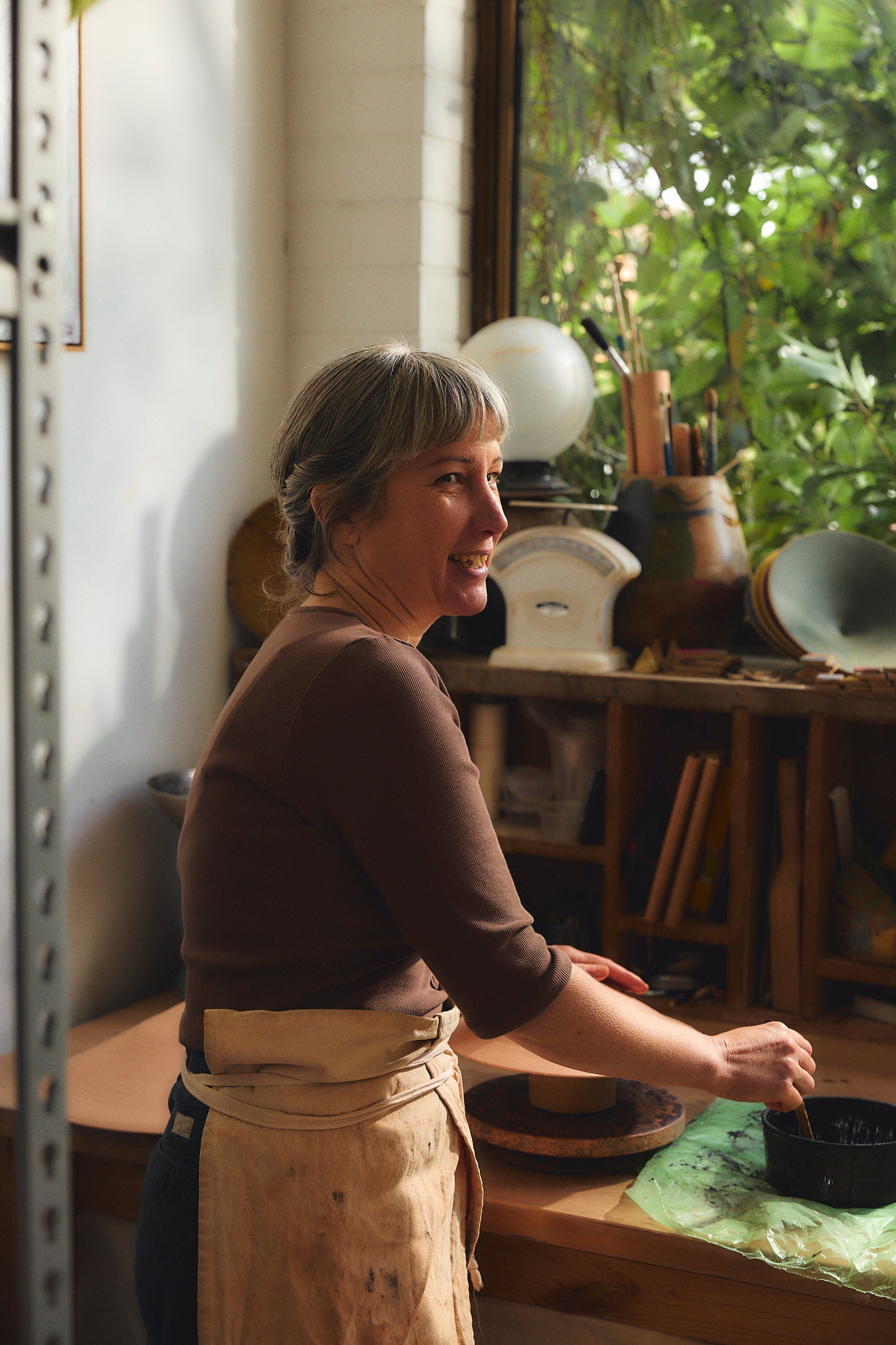 Belinda Wiltshire in her Preston studio