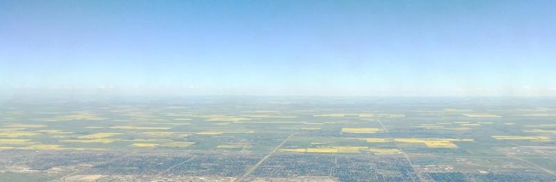 City from an aerial view