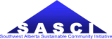 Logo for Southwest Alberta Sustainable Community Initiative (SASCI) on a transparent background