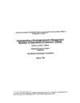 Document cover for resource 'Implementing a Municipal Growth Management Strategy: A Case Study of Canmore, Alberta'