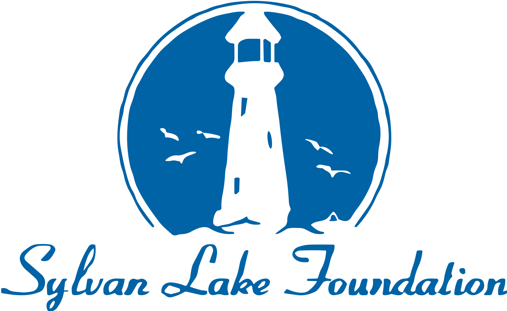 Logo for Sylvan Lake Foundation on a transparent background