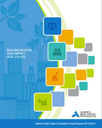 Cover image for 'Building blocks that impact real estate' document by Alberta Real Estate Foundation