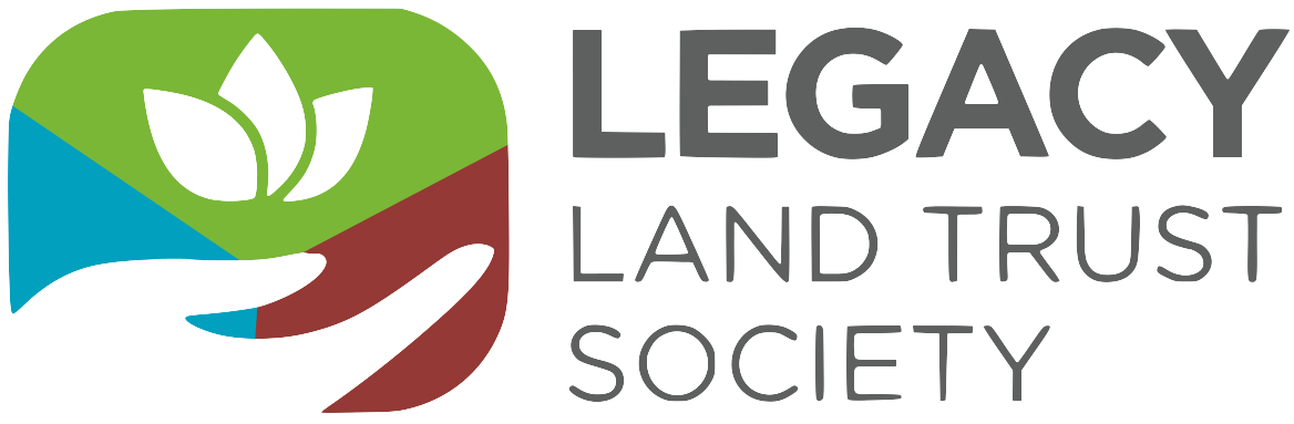Logo for Legacy Land Trust Society on a transparent background