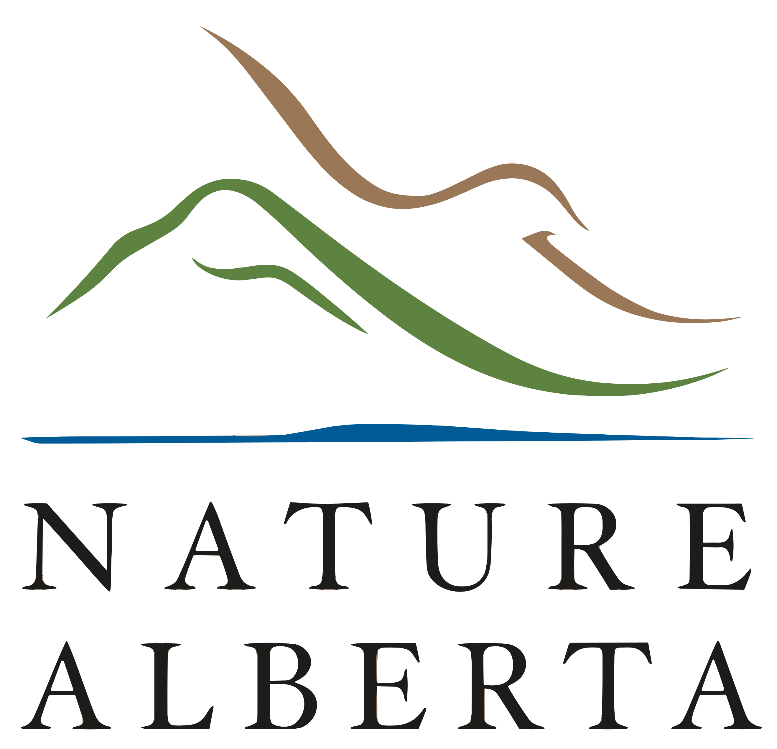 Logo for Nature Alberta on a transparent background