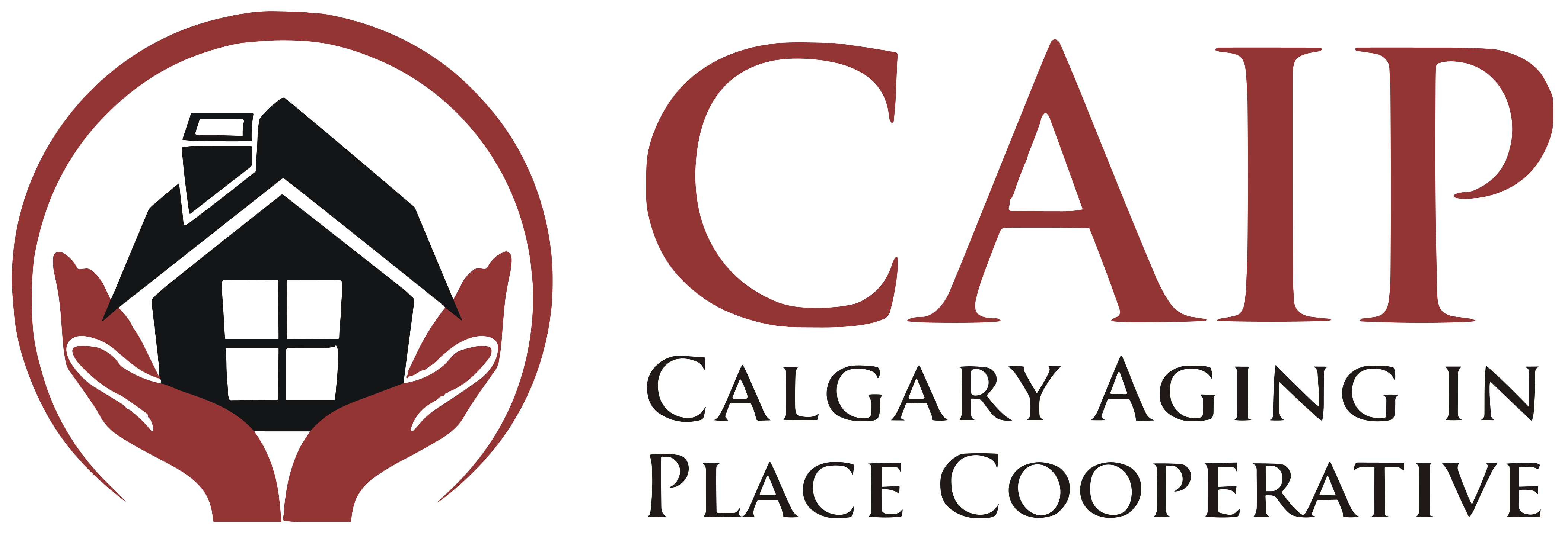 Logo for Calgary Aging In Place Co-operative on a transparent background