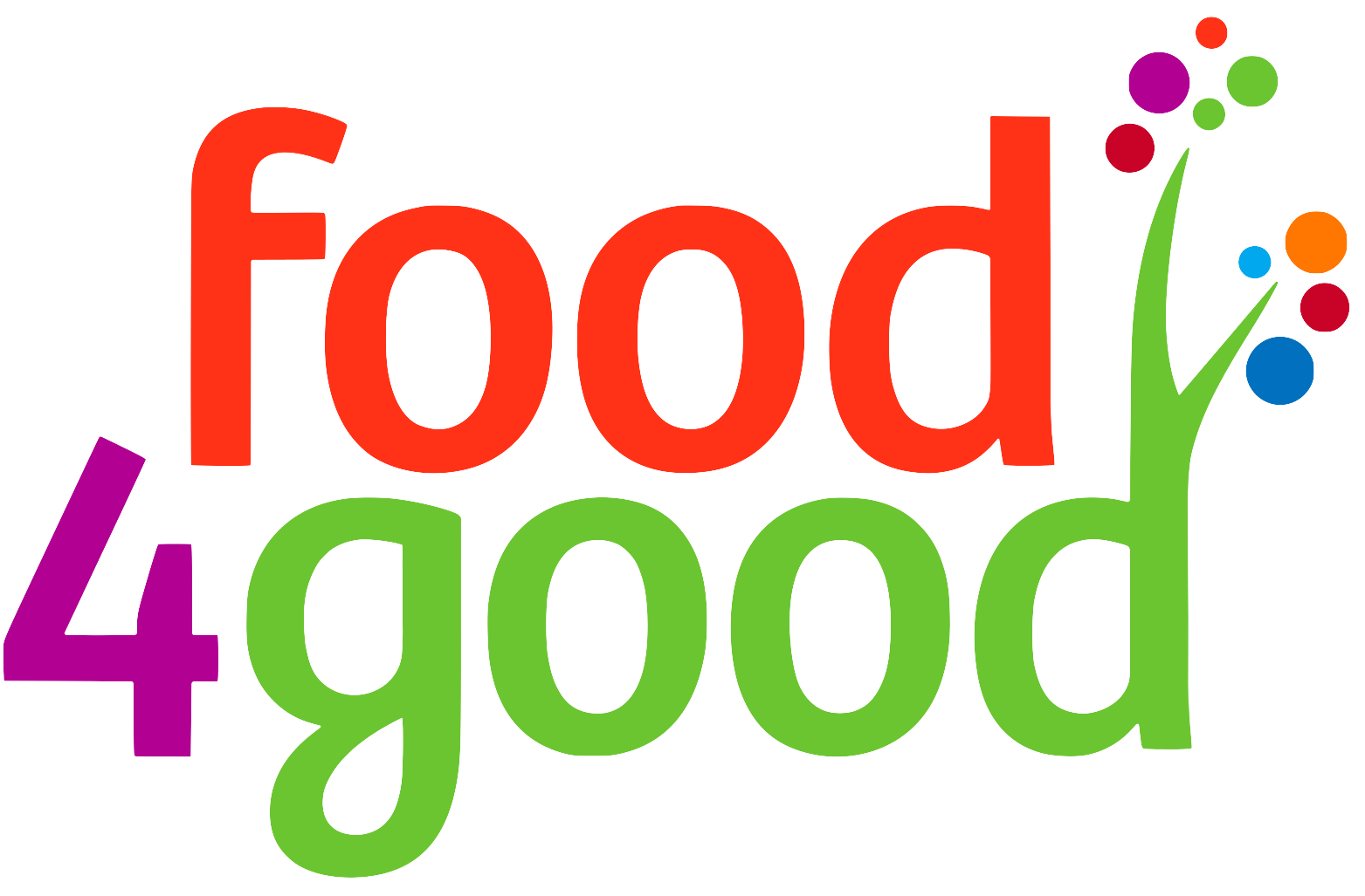 Logo for Food4Good on a transparent background