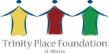 Logo for Trinity Place Foundation of Alberta on a transparent background