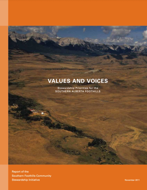 Values and Voices: Stewardship Priorities for the Southern Alberta Foothills