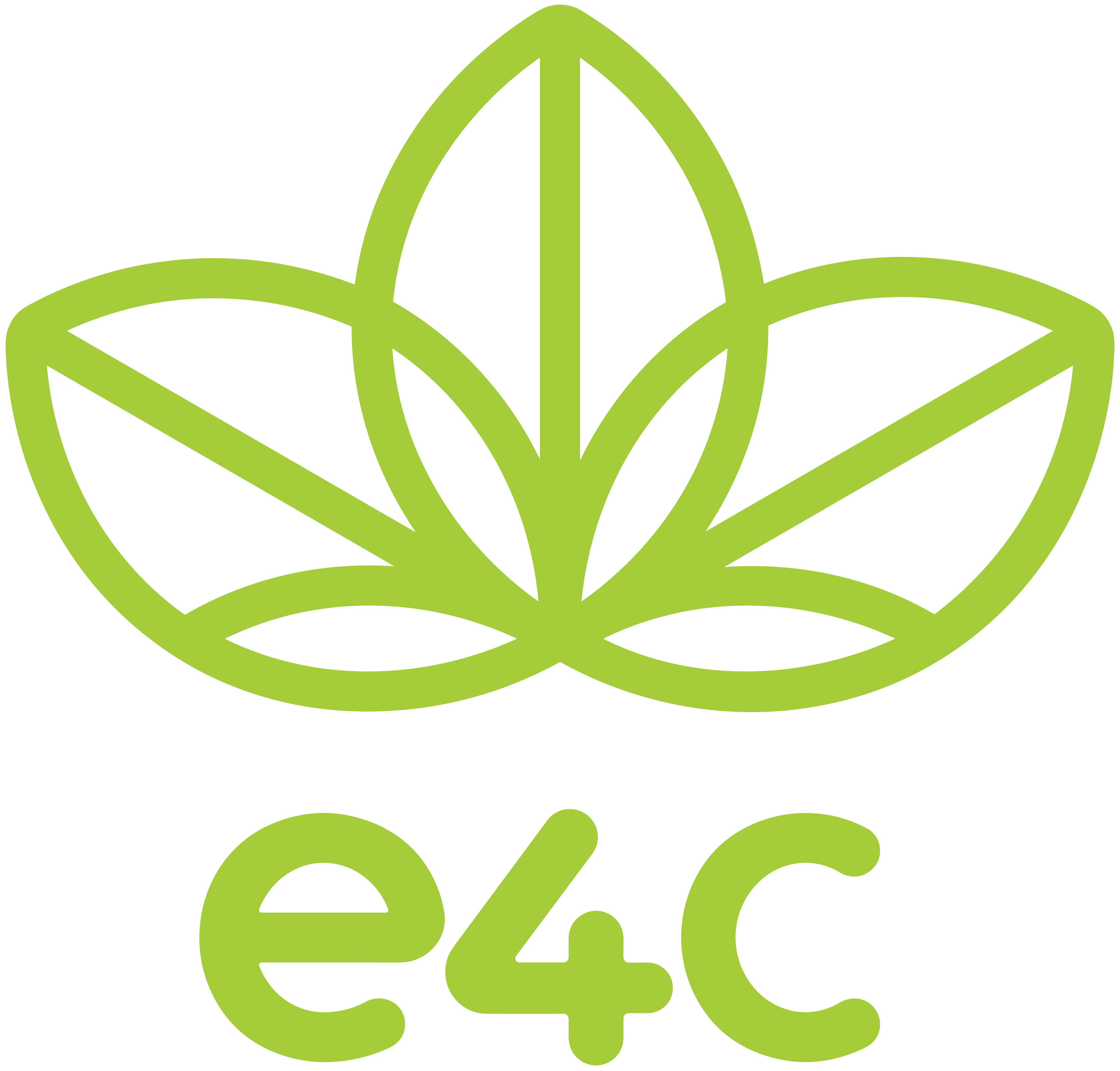 Logo for e4c on a transparent background