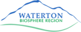 Logo for Waterton Biosphere Region on a transparent background