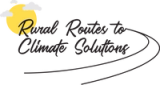 Logo for Rural Routes to Climate Solutions on a transparent background